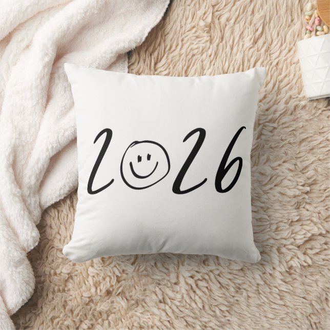 Coussin 2026 Happy Face  (Couverture)