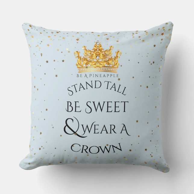 Coussin 20x20 Coussin-Be A Pineapple Wear A Crown (Recto)