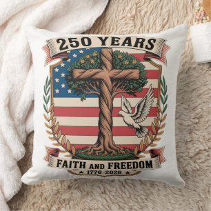 Coussin 250 Ans de Foi et de Liberté