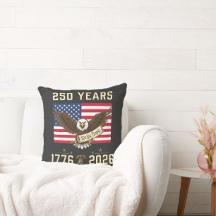 Coussin 250 Ans d'Héritage Américain 1776 2026