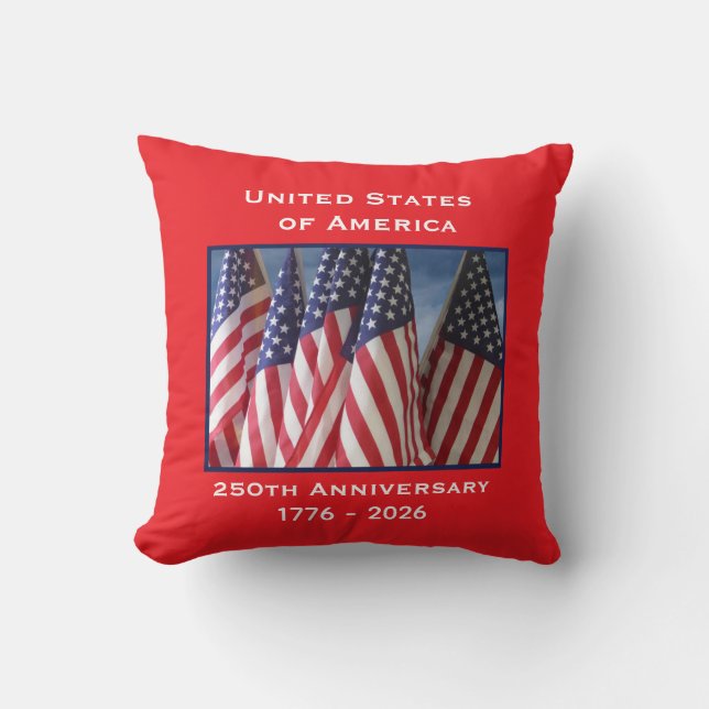 Coussin 250e anniversaire de la Déclaration d'indépendance (Recto)