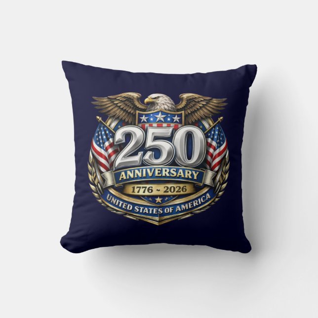 Coussin 250e anniversaire des États-Unis (Recto)