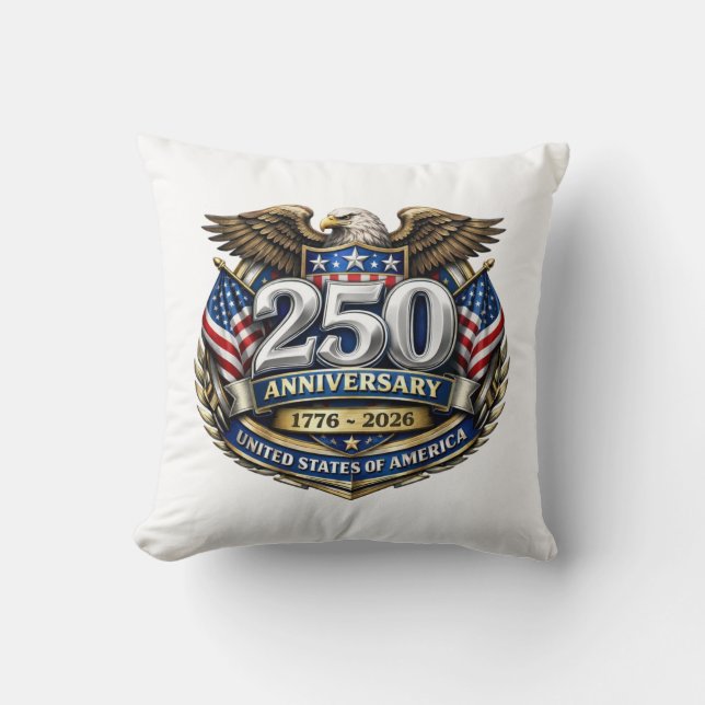 Coussin 250e anniversaire des États-Unis (Recto)