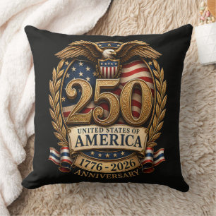 Coussin 250e anniversaire des États-Unis d'Amérique