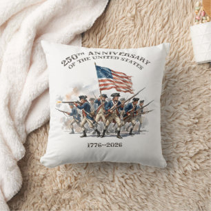 Coussin 250e anniversaire Soldats révolutionnaires 1776-20