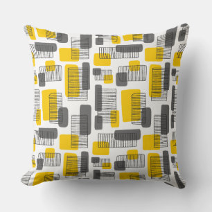 Coussin 251215 - Ambre et gris