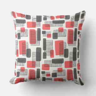 Coussin 251215 - Rose Tropical et Gris
