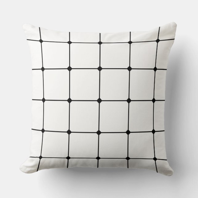 Coussin 260216 Grille v2 - Noir sur blanc (Recto)