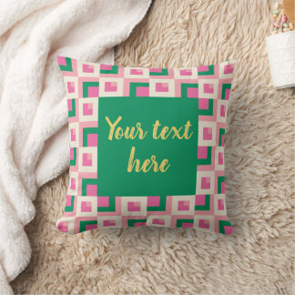 Coussin 26039A Motif de bloc de roue à aubes géométrique R