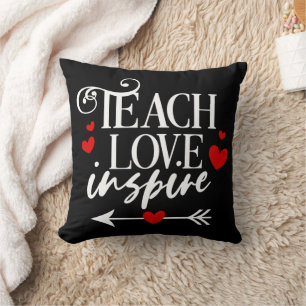 Coussin 2/2 Enseigner l'amour Inspirer Chemise maternelle 