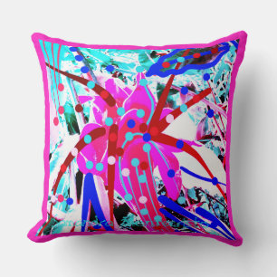 COUSSIN 2 CÔTÉS FESTIVE FLOWWWING LONGUEUR #1