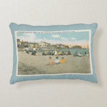 Coussin 2 de plage de jetées de Nantucket