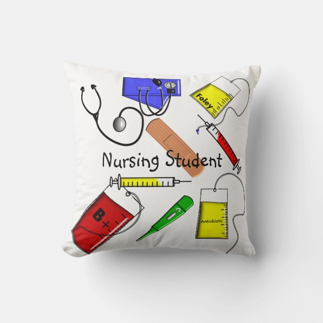Coussin #2 d'étudiant de soins (Recto)