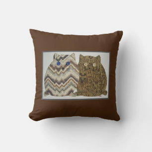 Coussin 2 Fat Cats #1