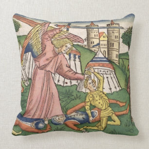 Coussin 2 vengeance de rois 19 Dieu 35-37 sur l'Assyria,