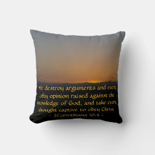Coussin 2Corinthiens 10:5
