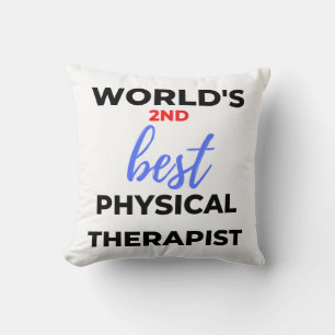 Coussin 2e meilleur physiothérapeute au monde 2