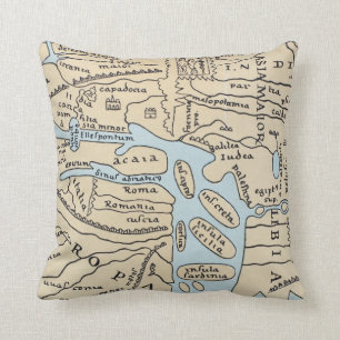 Coussin 2ème siècle de CARTE du MONDE