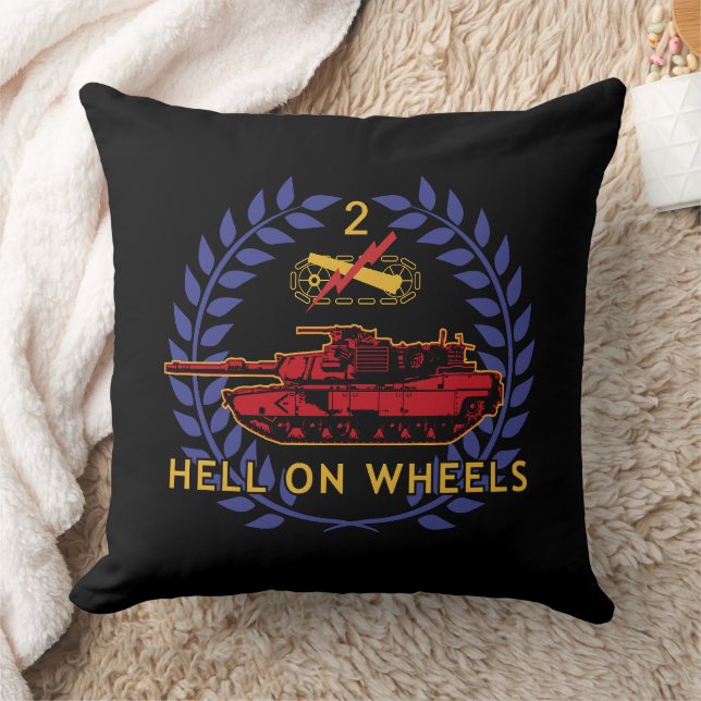 Coussin 2nd Armored Division: Strength and Honor (Couverture)