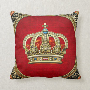 Coussin [300] Prince-Princesse Roi-Reine Crown [Belg.Gold]
