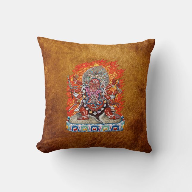 Coussin [300] Thangka tibétaine - Die furieuse Hayagriva (Recto)