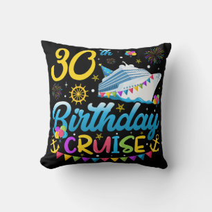 Coussin 30e anniversaire Croisière B-Day Party