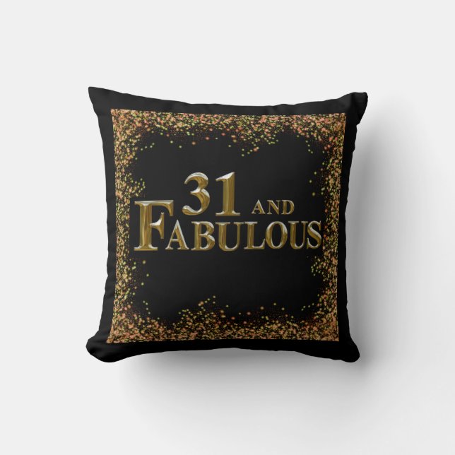 Coussin 31e Anniversaire  (Recto)