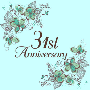 Cadeaux 31 Ans De D Anniversaires De Mariage Zazzle Fr
