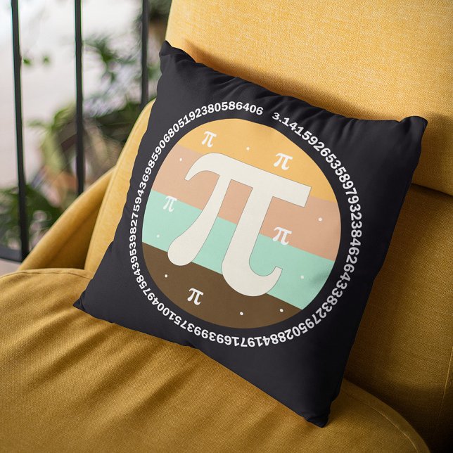 Coussin 3.14 Conception de la Journée nationale Pi - Idée  (Créateur téléchargé)