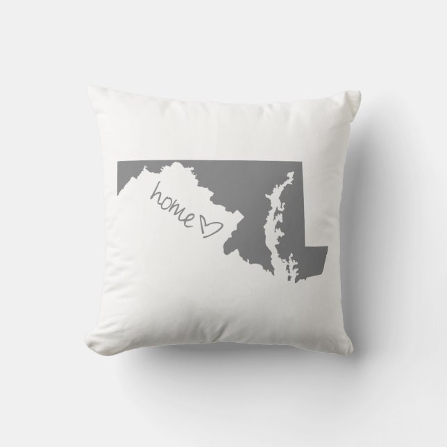 Coussin <3 à la maison le Maryland (Recto)