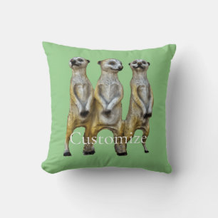 Coussin 3 Suricates Debout Thunder_Cove 