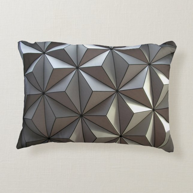 Coussin 3D gris frais (Dos)