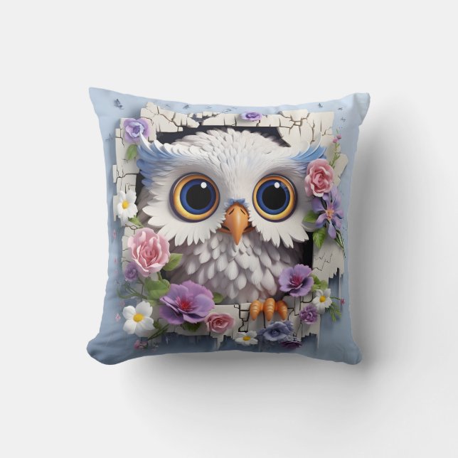 Coussin 3D owl pillow (Recto)