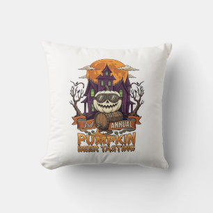 Coussin 3e dégustation annuelle de bière à la citrouille H