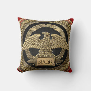 Coussin [400] Aigle impérial d'or romain sur médaillon d'o