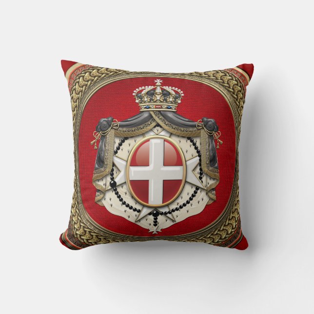 Coussin [400] Ordre de Malte - Armoiries de SMOM (Recto)