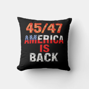 Coussin 45/47 L'Amérique est de retour Montrez votre fiert