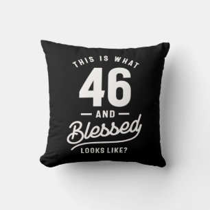 Coussin 46 Ans - 46e Anniversaire Drôle Cadeau