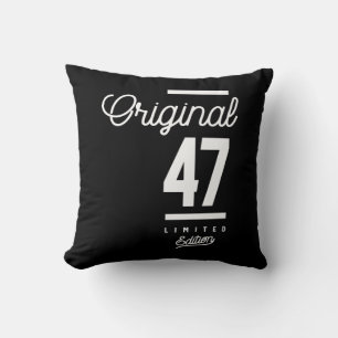 Coussin 47 Ans - 47e Anniversaire Drôle cadeau