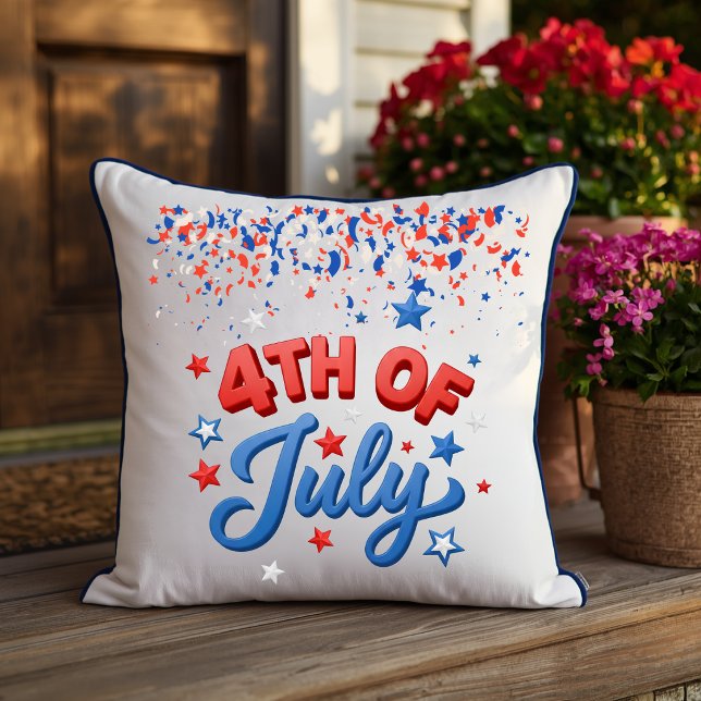 Coussin 4 juillet (Créateur téléchargé)