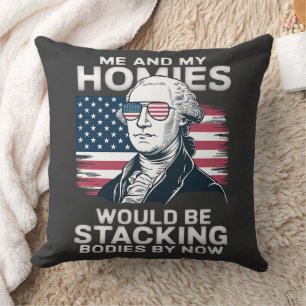 Coussin 4 juillet patriotique américain