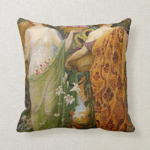 Coussin 4 Saisons Par Walter Crane