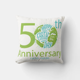 Coussin 50e anniversaire du Jour de l'terre