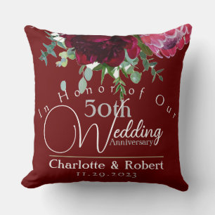 Coussin 50e anniversaire du Mariage