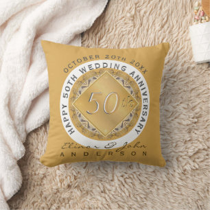 Coussin 50e anniversaire du Mariage