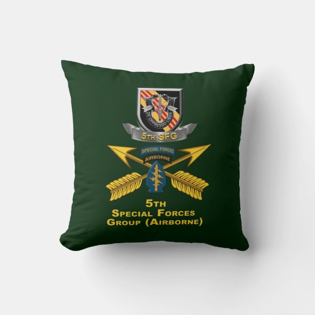 Coussin 5e Groupe des forces spéciales (Recto)