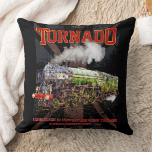 Coussin 60163 Tornado Locomotive à vapeur vintage