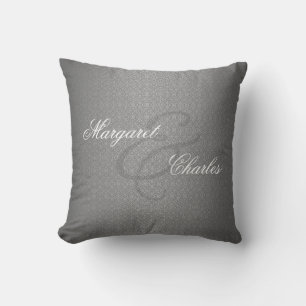Coussin 60e anniversaire de mariage de diamant