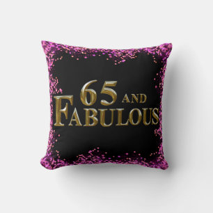 Coussin 65e anniversaire 
