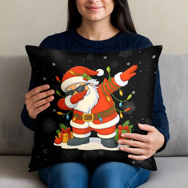 Coussin 67 Meme Six Seven Bruh Drôle de Noël 6 7 (Créateur téléchargé)